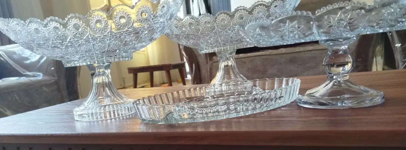 ظروف بلور MH  سوگای ژاپن|ظروف سرو و پذیرایی|خرم‌آباد, |دیوار