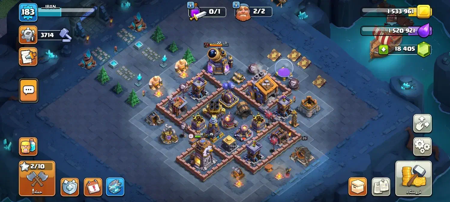 اکانت کلش حرفه ای گیمری|کنسول، بازی ویدئویی و آنلاین|قم, دانشگاه قم|دیوار