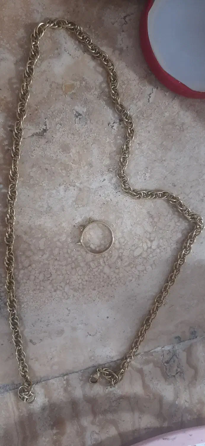 انگشتر بدل و زنجیر بدل(رنگ سابت)|بدلیجات|اراک, |دیوار