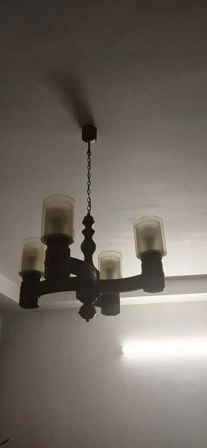 لوستر چوبی|لوستر و چراغ آویز|قزوین, |دیوار