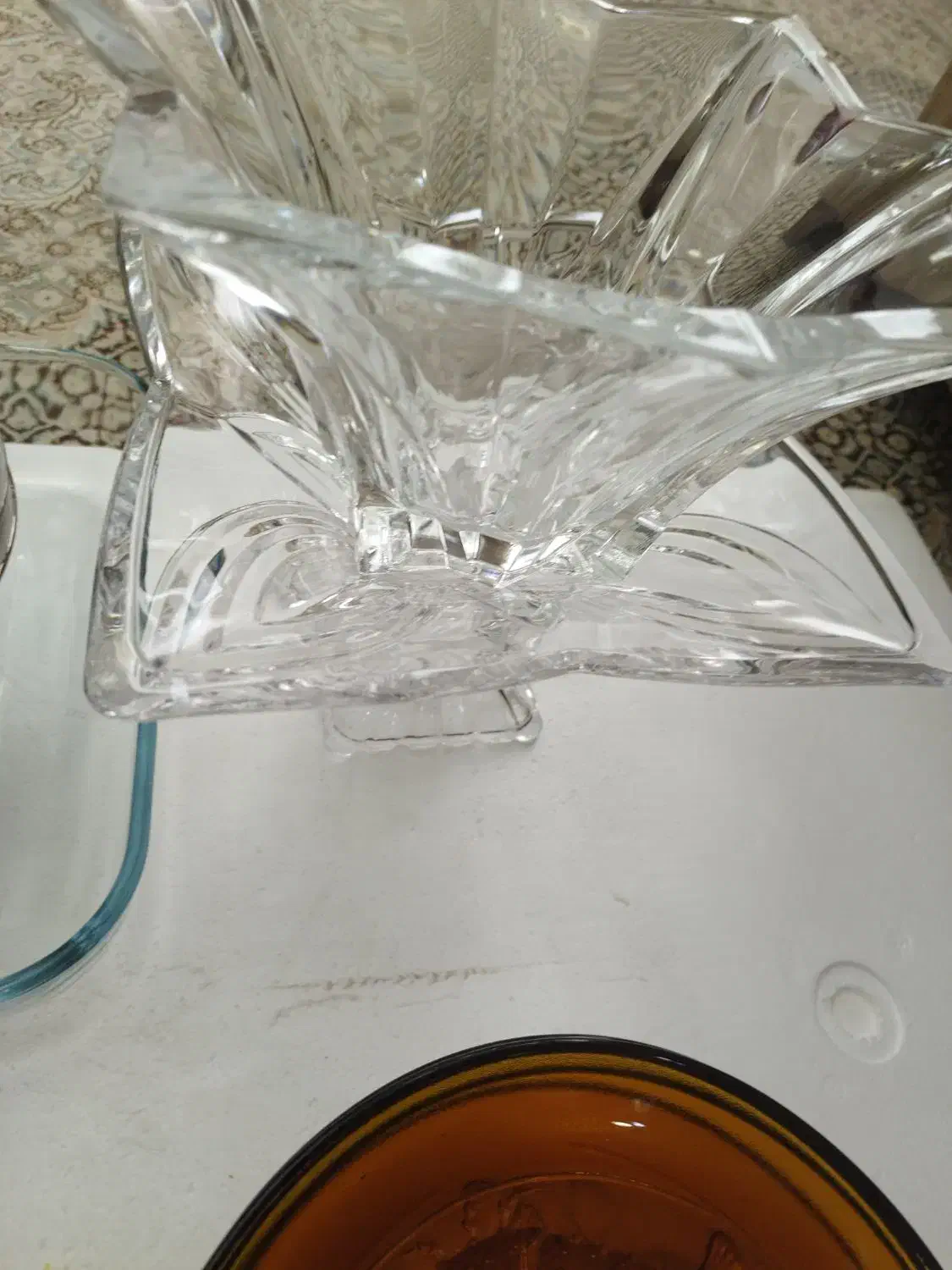 ظروف چینی کریستال|کلکسیون اشیاء عتیقه|کرج, حسن آباد|دیوار