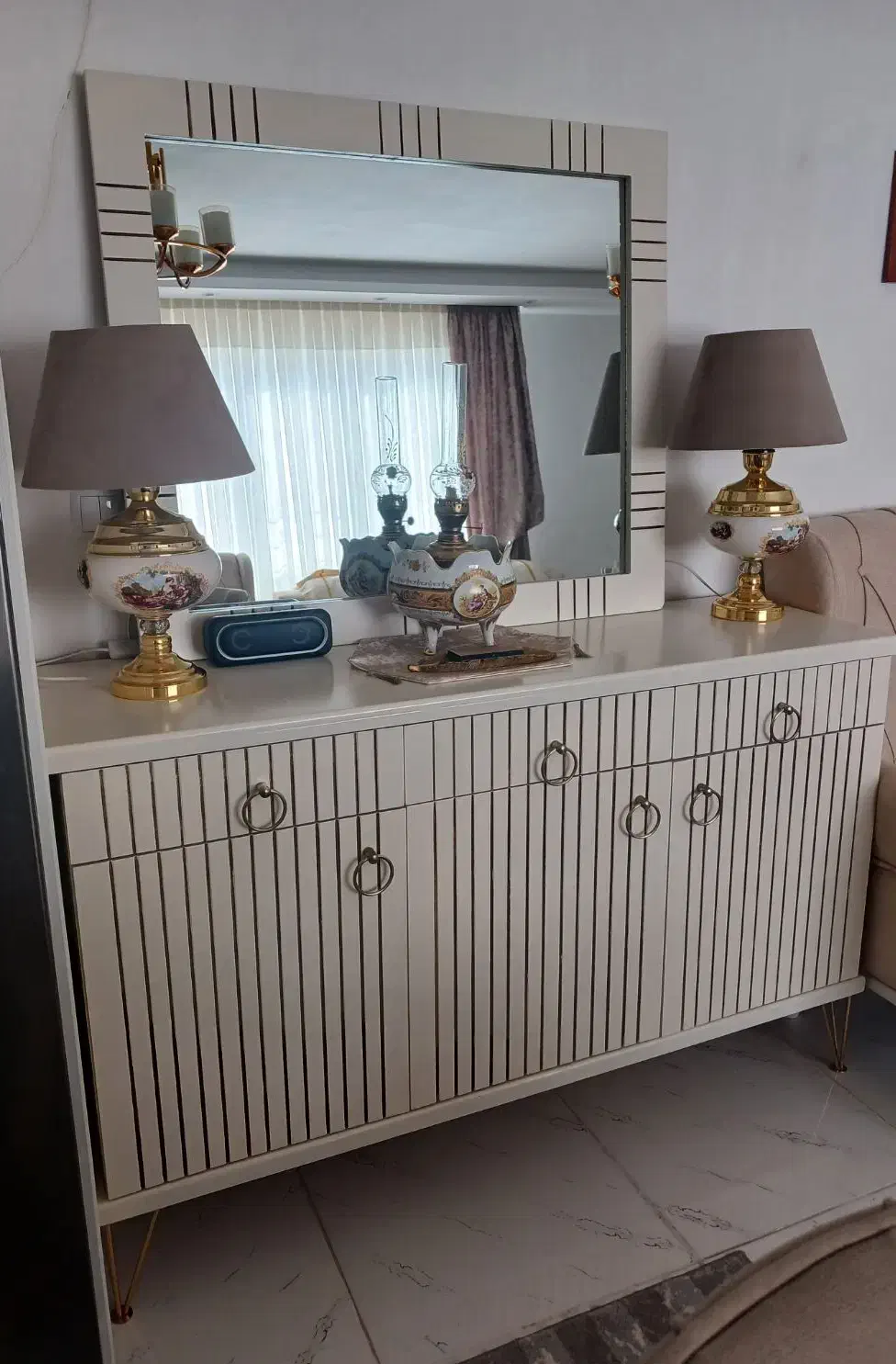 میز،ناهار خوری6نفره،آینه کنسول،جلو مبلی، میز تی وی|مبلمان خانگی و میز عسلی|نمین, |دیوار