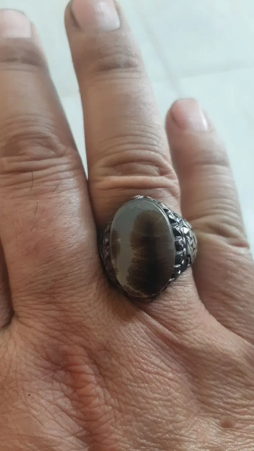 یک انگشتر نقر اصل شجر|جواهرات|صفادشت, |دیوار