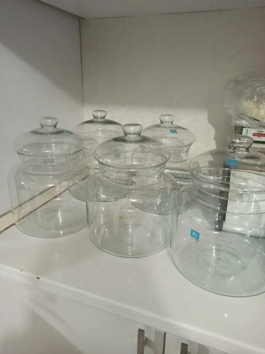 بانکه شیشه ای راهنمایی میخام|ظروف نگهدارنده، پلاستیکی، یک‌بارمصرف|ایلام, |دیوار