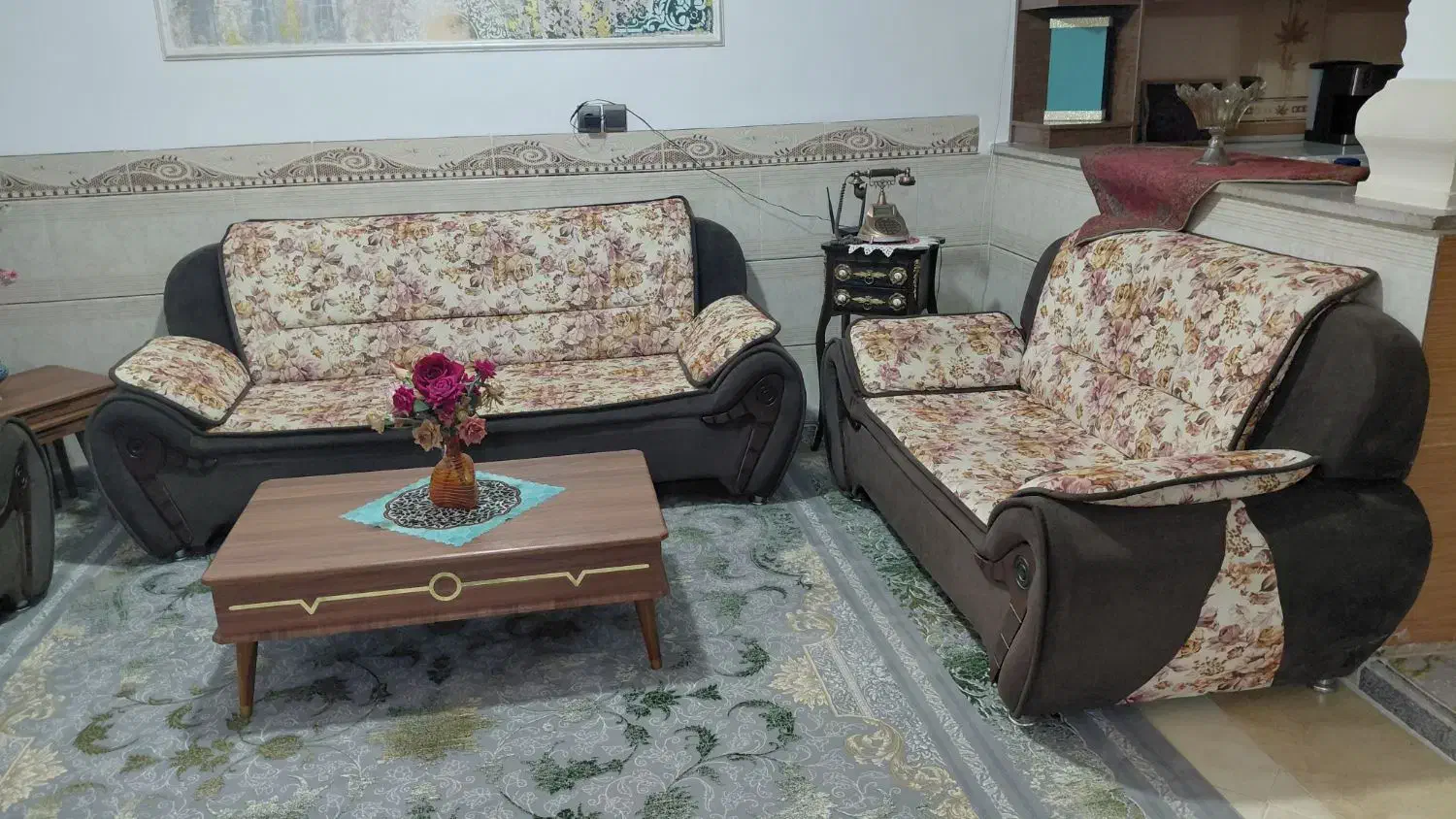 فروش مبلمان هفت نفره|مبلمان خانگی و میز عسلی|زرند, |دیوار