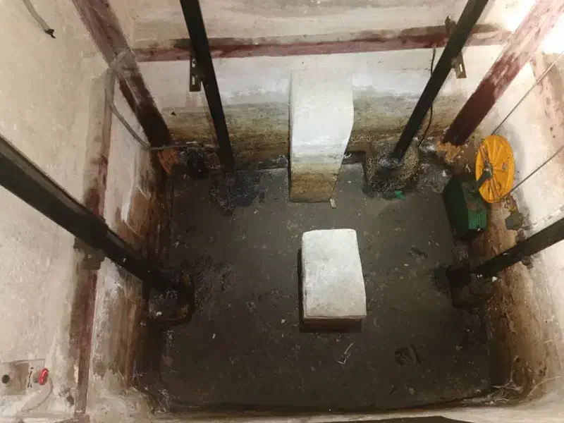 آببندی وعایق رطوبتی نانو چاله آسانسور و سنگ سرامیک|خدمات پیشه و مهارت|رشت, یخسازی|دیوار