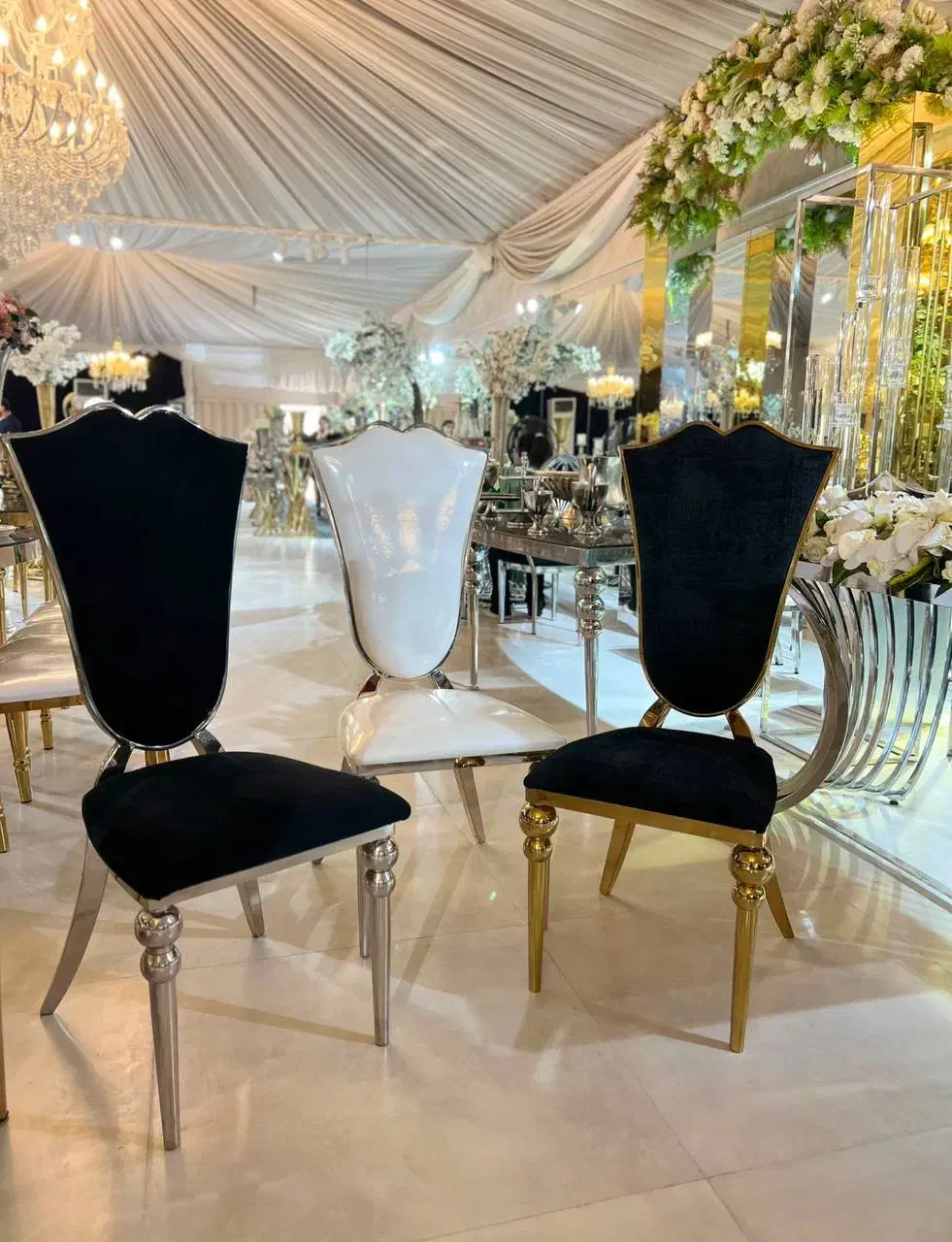 صندلی استیل ۳۰۴نگیر/تالار رستوران هتل عقد|عمدهفروشی|خاروانا, |دیوار