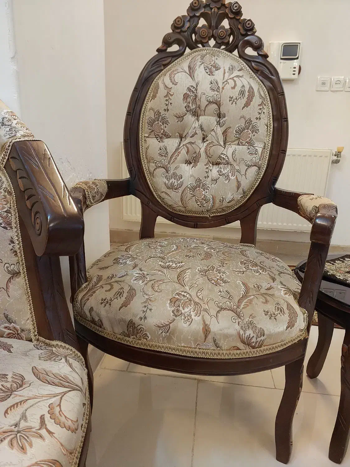 مبلمان استیل ۸ نفره چوب سالم و محکم|مبلمان خانگی و میز عسلی|آمل, |دیوار