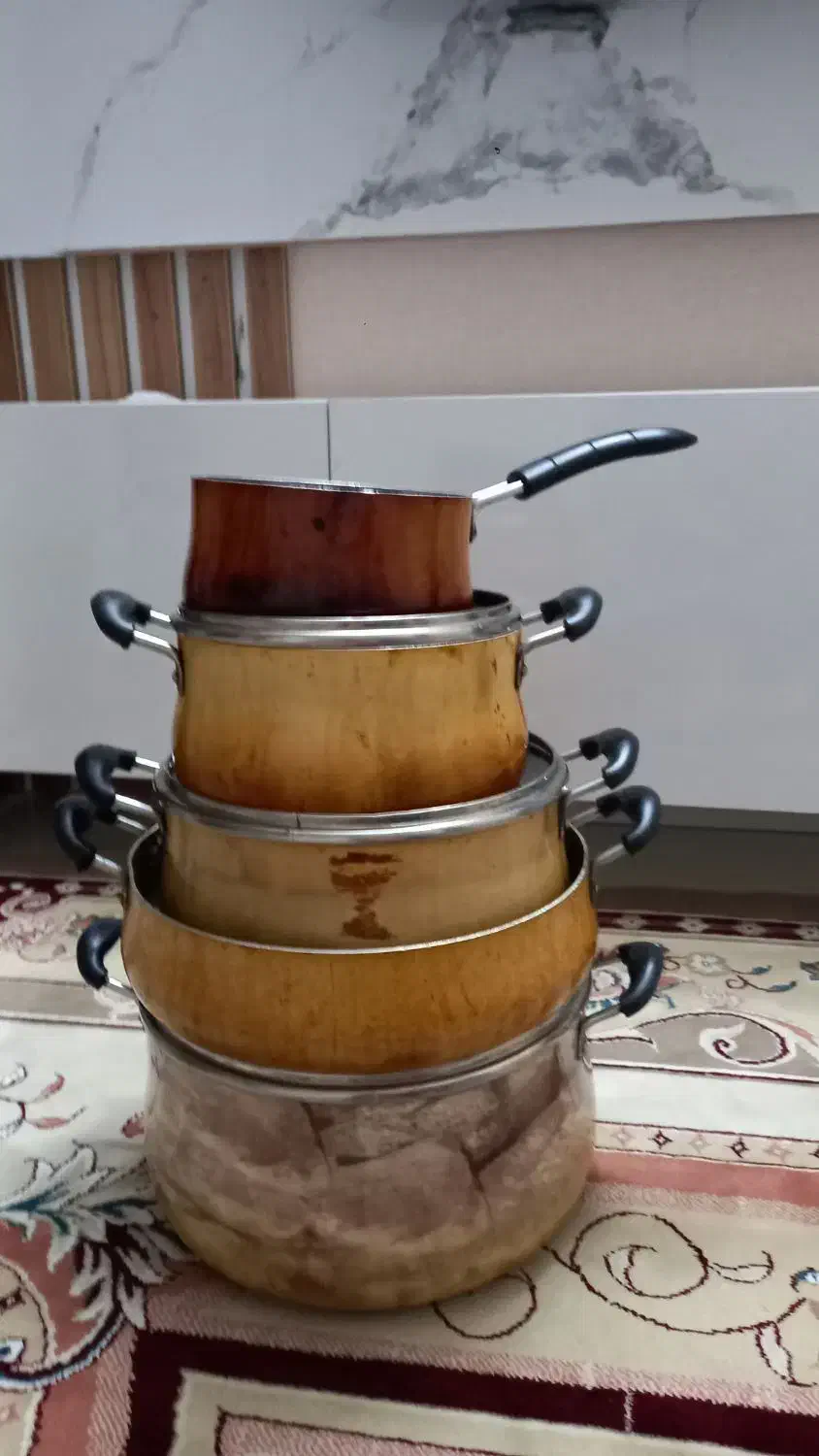 یک سرویس قابلمه وزودپز|ظروف پختوپز|گلبهار, شهر جدید گلبهار|دیوار