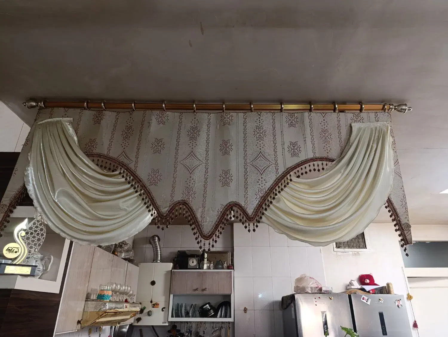 پرده کتبه ی ۵ متر|پرده، رانر، رومیزی|خمینی‌شهر, |دیوار