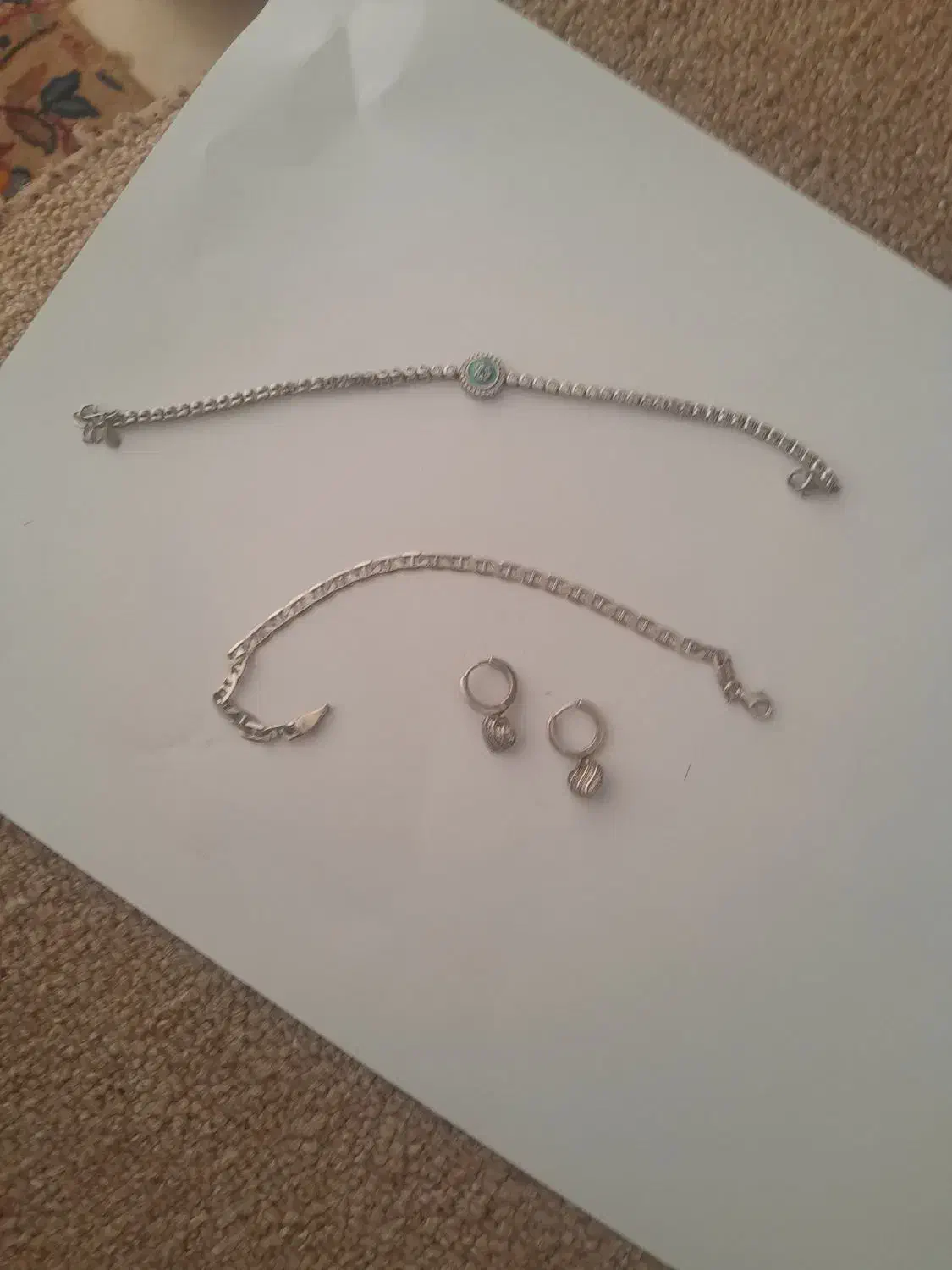 دوعدد دسبند دخترانه وگوشواره|جواهرات|ایلام, |دیوار