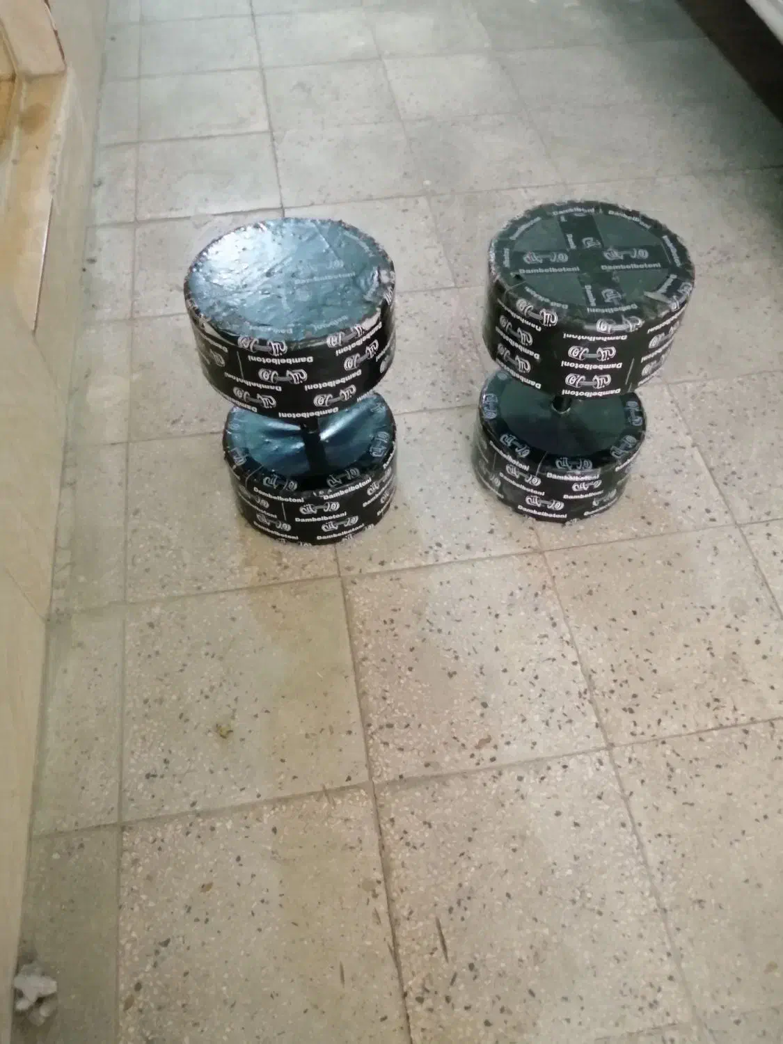 دمبل بتنی 25 کیلو|تجهیزات ورزشی|ری, دیلمان|دیوار