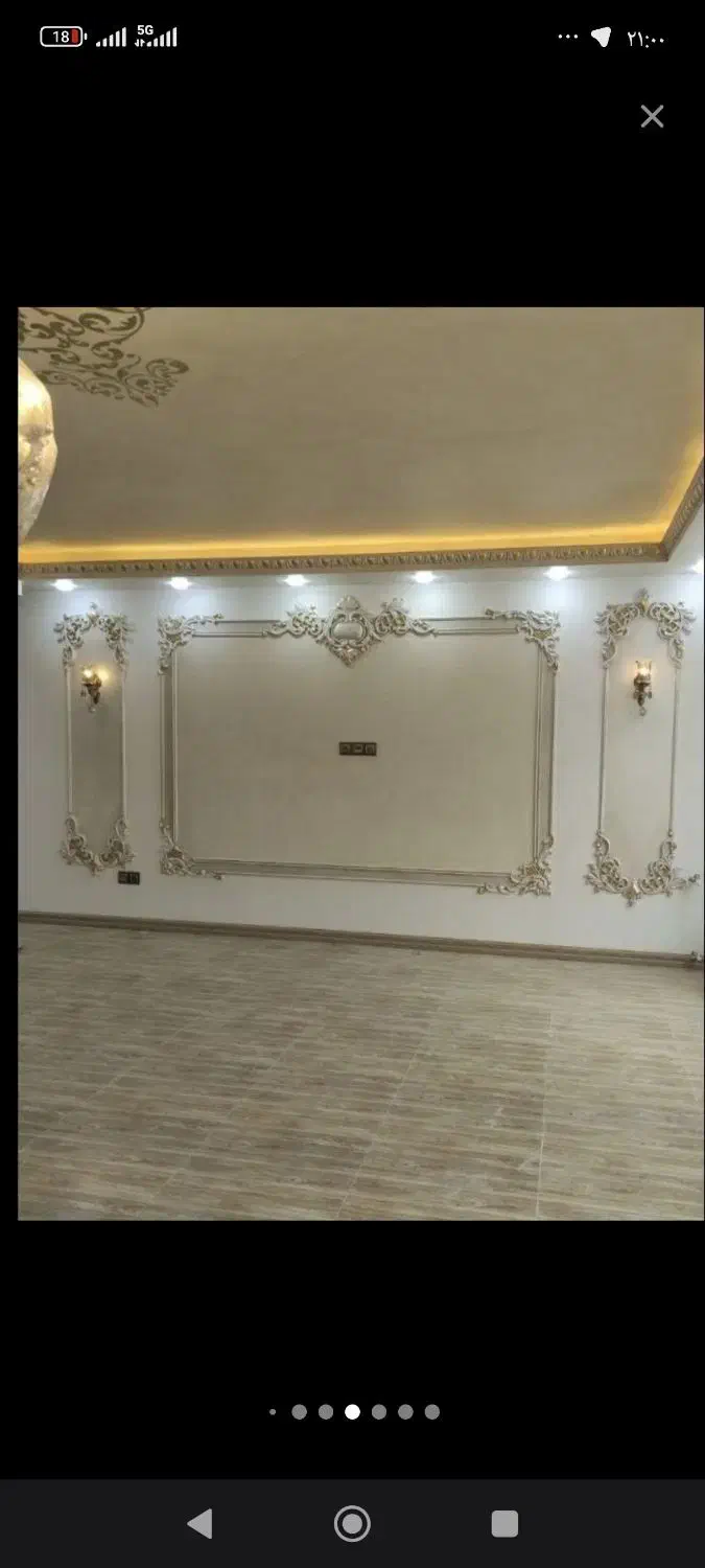 گچ بری و قاب بندی همراه رنگ|خدمات پیشه و مهارت|قم, پردیسان|دیوار