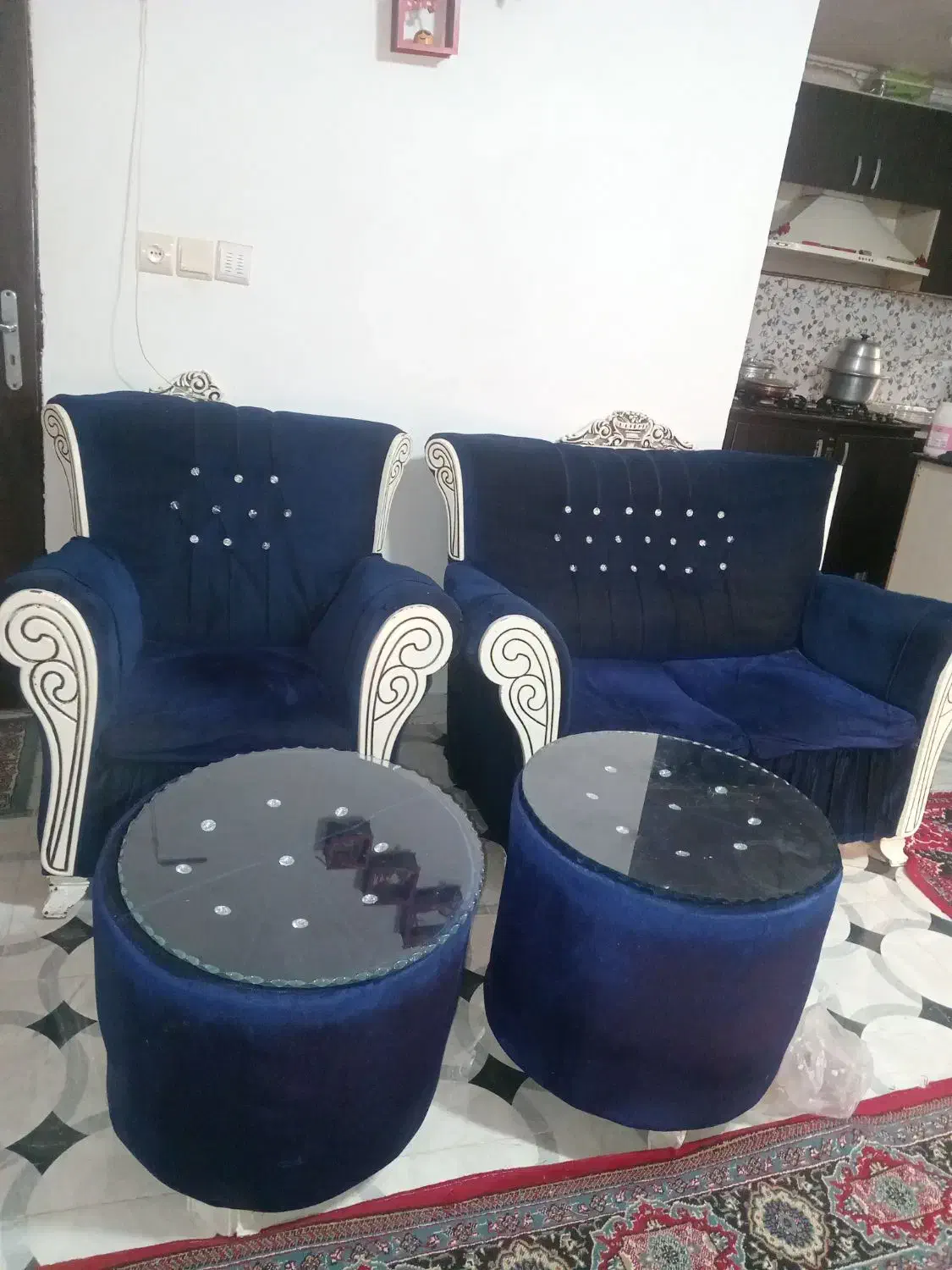 فروش مبل۷نفره درشاندرمن|مبلمان خانگی و میز عسلی|ماسال, |دیوار