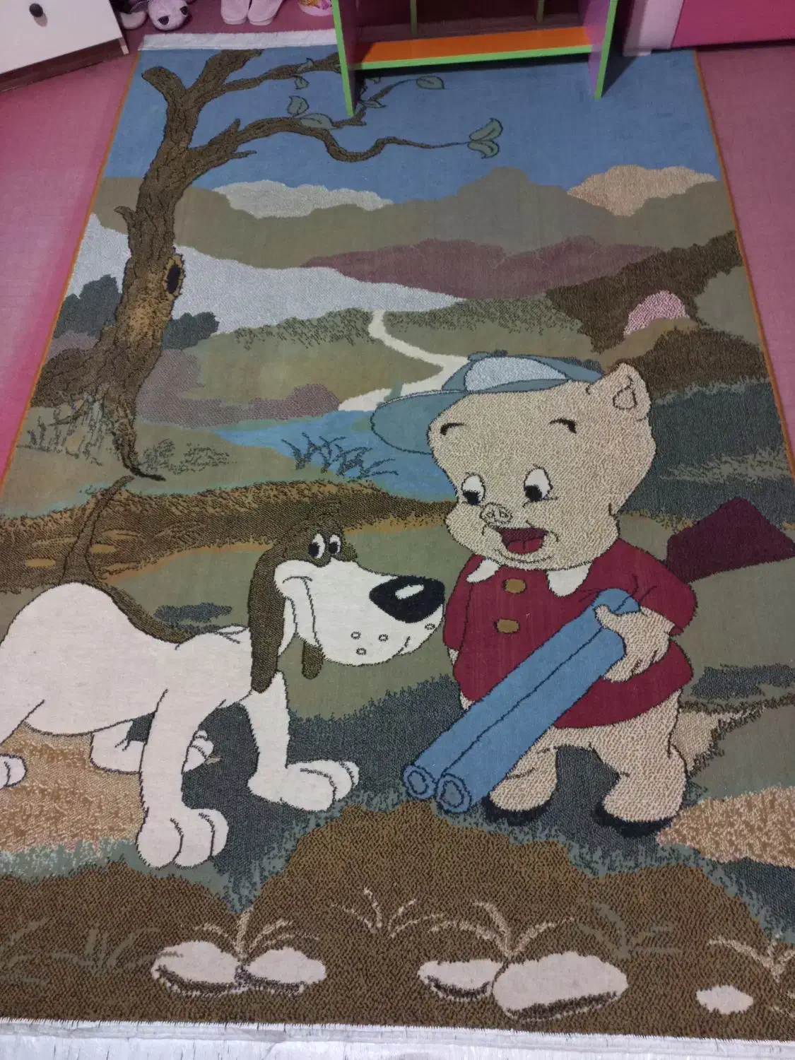 فرش اتاق کودک|فرش|شیراز, شهرک گلها|دیوار