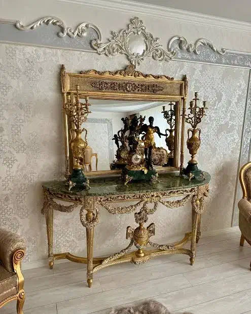 نقاشی مبل و پتینه،نقاشی سرویس چوب ورق طلامبلمان|خدمات پیشه و مهارت|مشهد, گلبرگ|دیوار