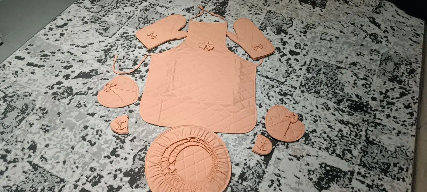 سرویس پیشبند عروس|سفره، حوله، دستمال آشپزخانه|شیراز, شهرک سراج|دیوار