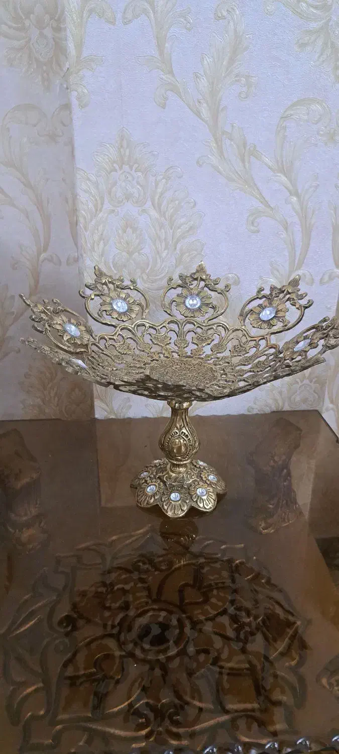 دو عدد میوه خوری برنزی اصل قدیمی|صنایع دستی و سایر لوازم تزئینی|پرند, فاز ۲|دیوار