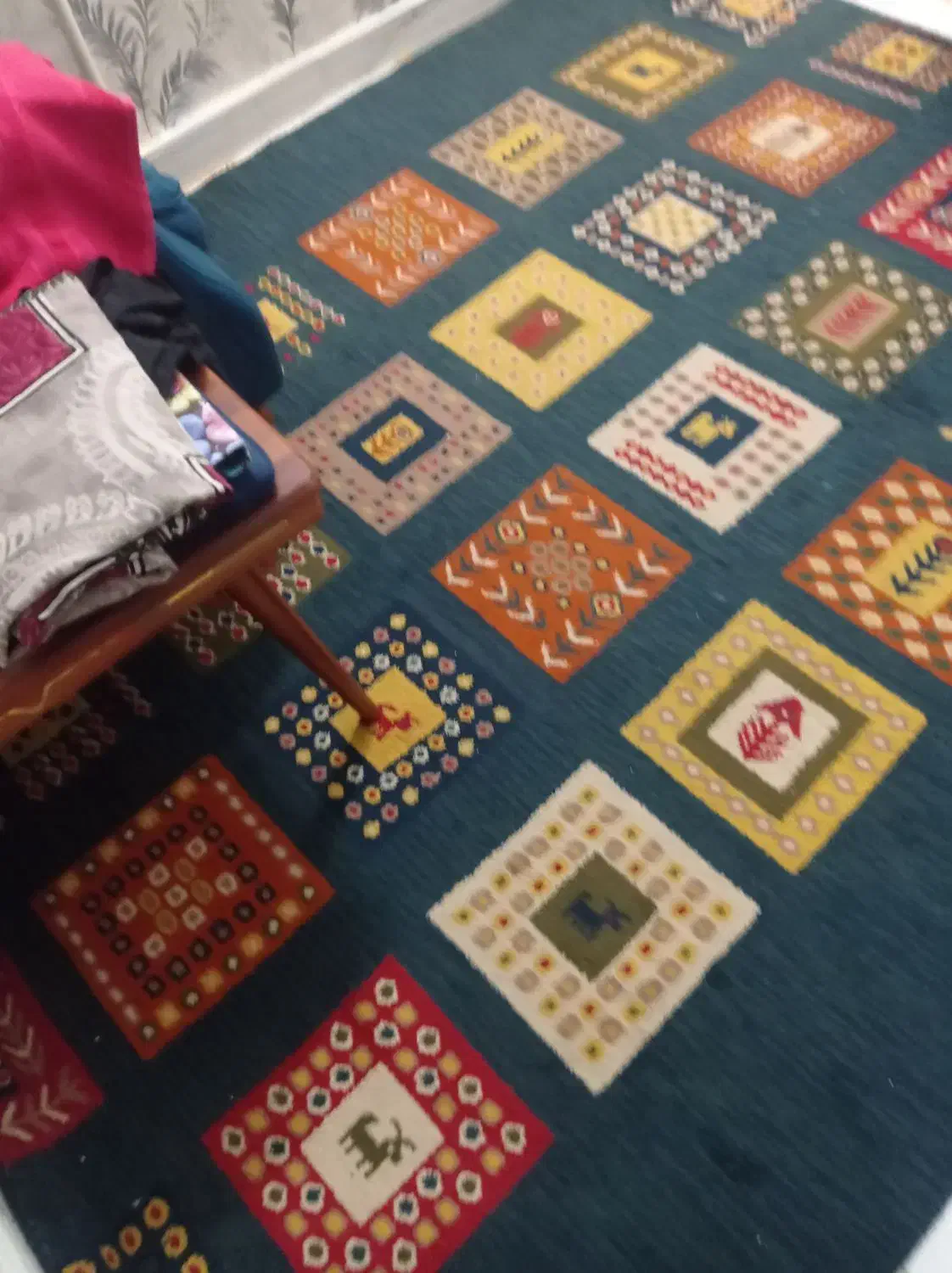 گلیم ماشینی درجه 1|گلیم، جاجیم، گبه|تهران, شکوفه (عبدل آباد)|دیوار