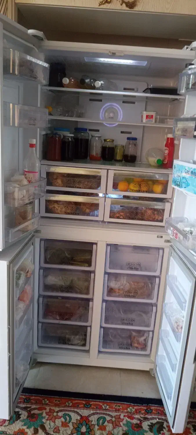 یخچال فریزر چهار درب تکنو سان|یخچال و فریزر|طرقبه, |دیوار