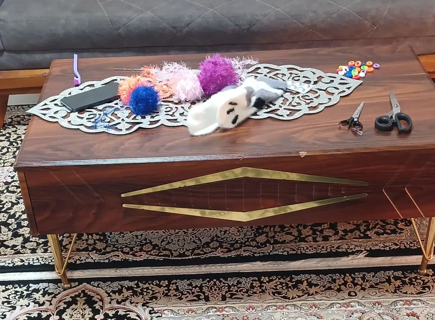 میزتی وی،میزکنارمبلی،میزعسلی۳عدد،نونو|مبلمان خانگی و میز عسلی|عباس‌آباد, |دیوار