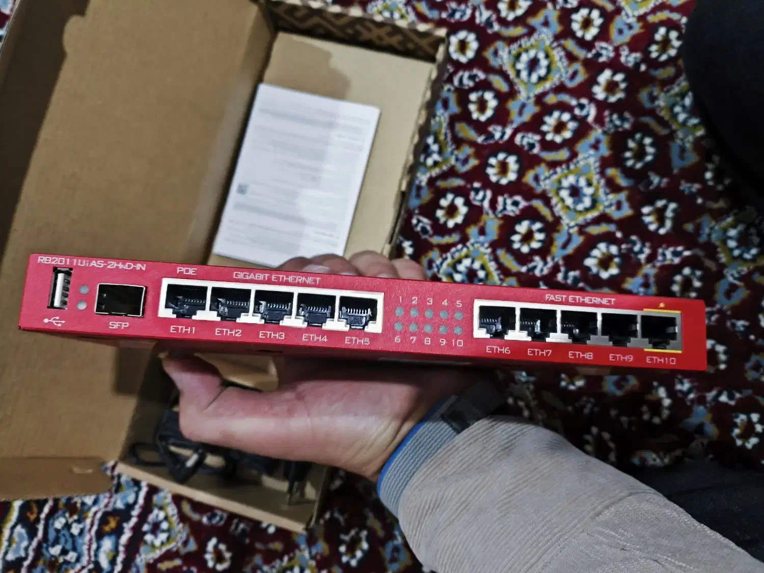 روتر میکروتیک مدل RB2011UiAS-2HnD-IN|مودم و تجهیزات شبکه|مهاباد (آذربایجان غربی), |دیوار