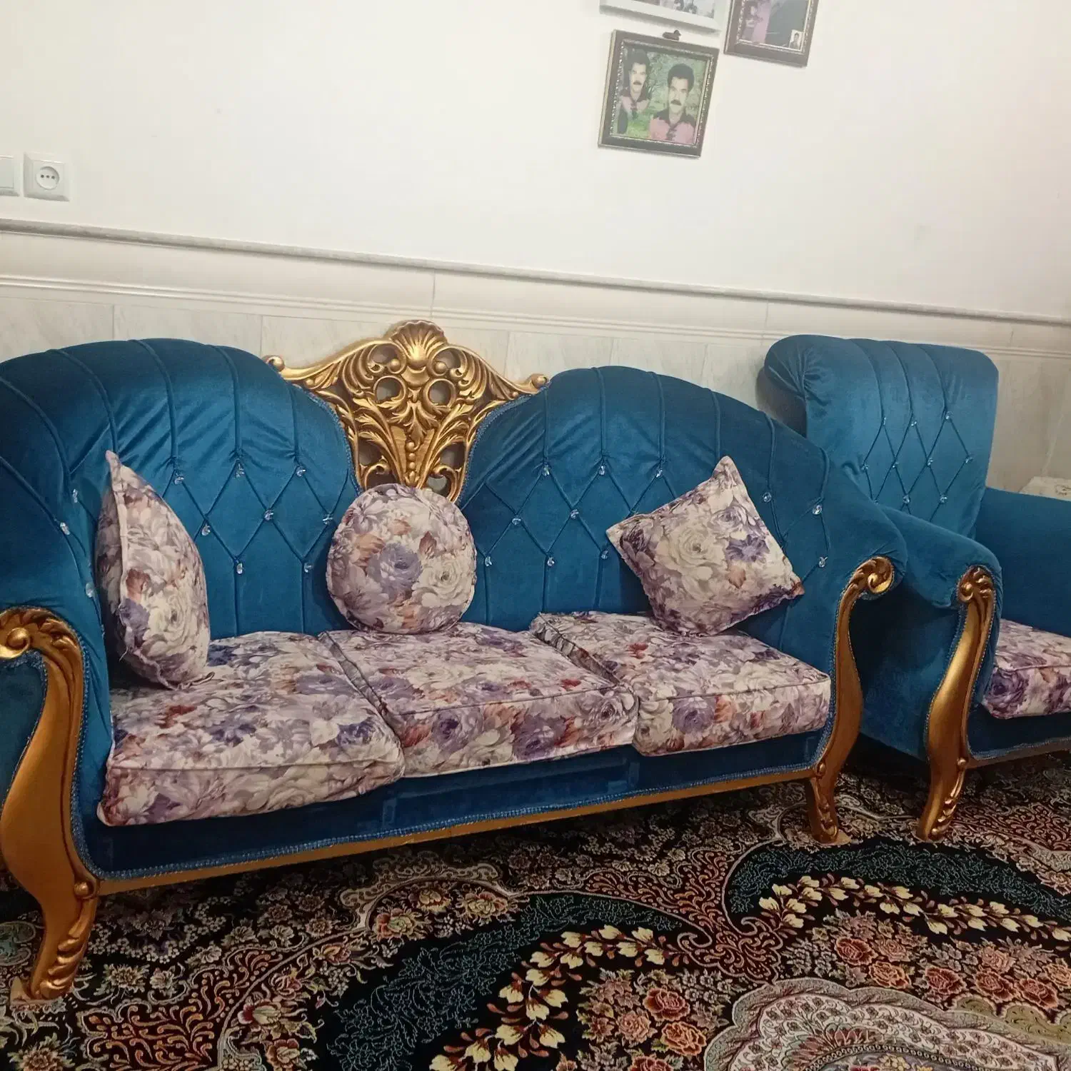 مبل 7نفره|مبلمان خانگی و میز عسلی|قم, نوبهار|دیوار