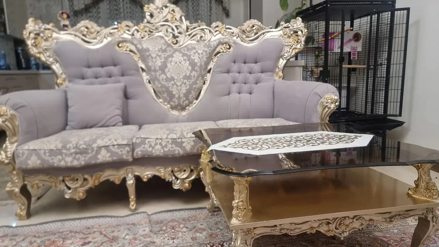 مبل ۸نفر استیل|مبلمان خانگی و میز عسلی|تهران, جنت‌آباد شمالی|دیوار