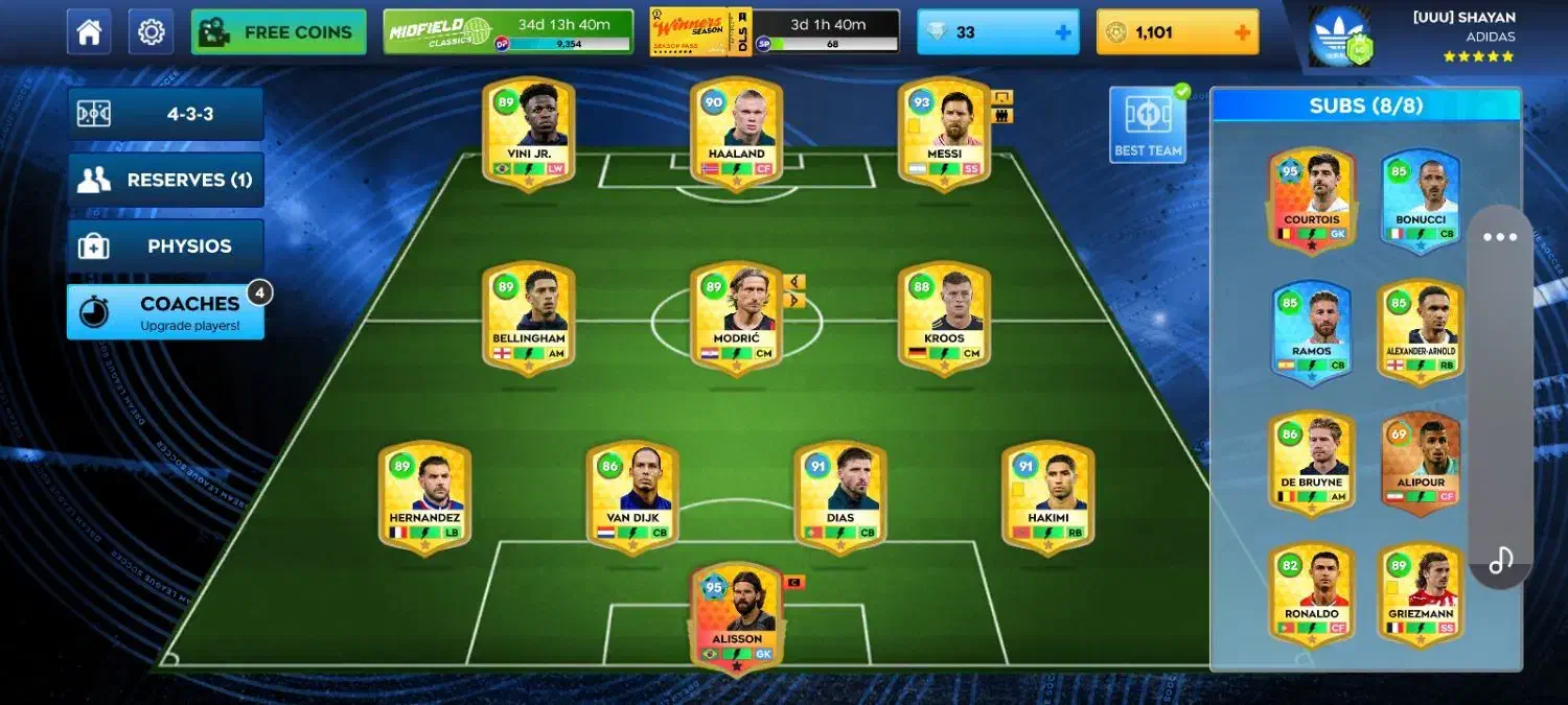 اکانت دیم لیگ|کنسول، بازی ویدئویی و آنلاین|تهران, فردوسی|دیوار