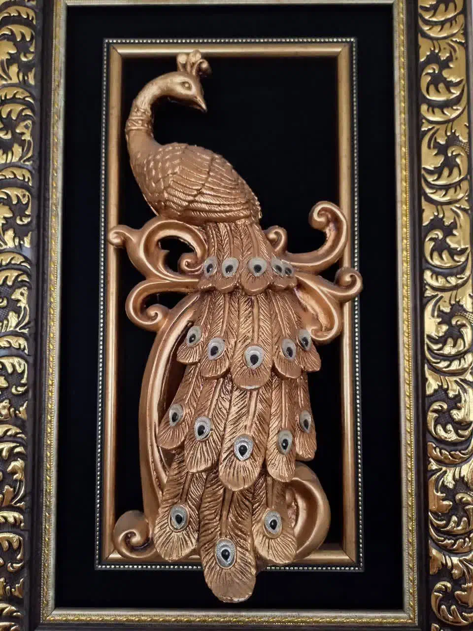 تابلو طاووس|تابلو، نقاشی، عکس|قم, شاه سید علی|دیوار