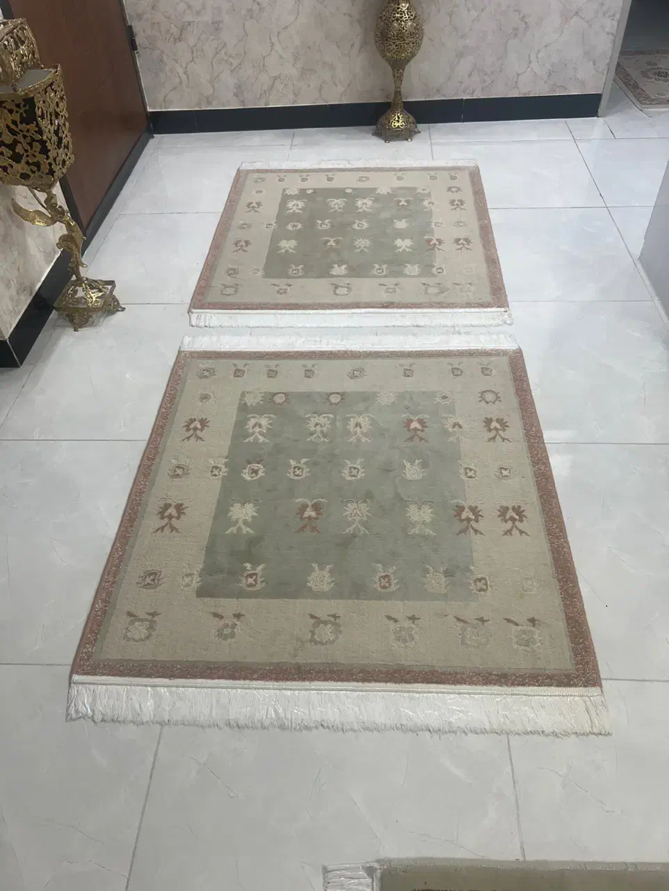 دو عدد فرشینه ۱متر در ۱متر|فرش|کرمانشاه, |دیوار