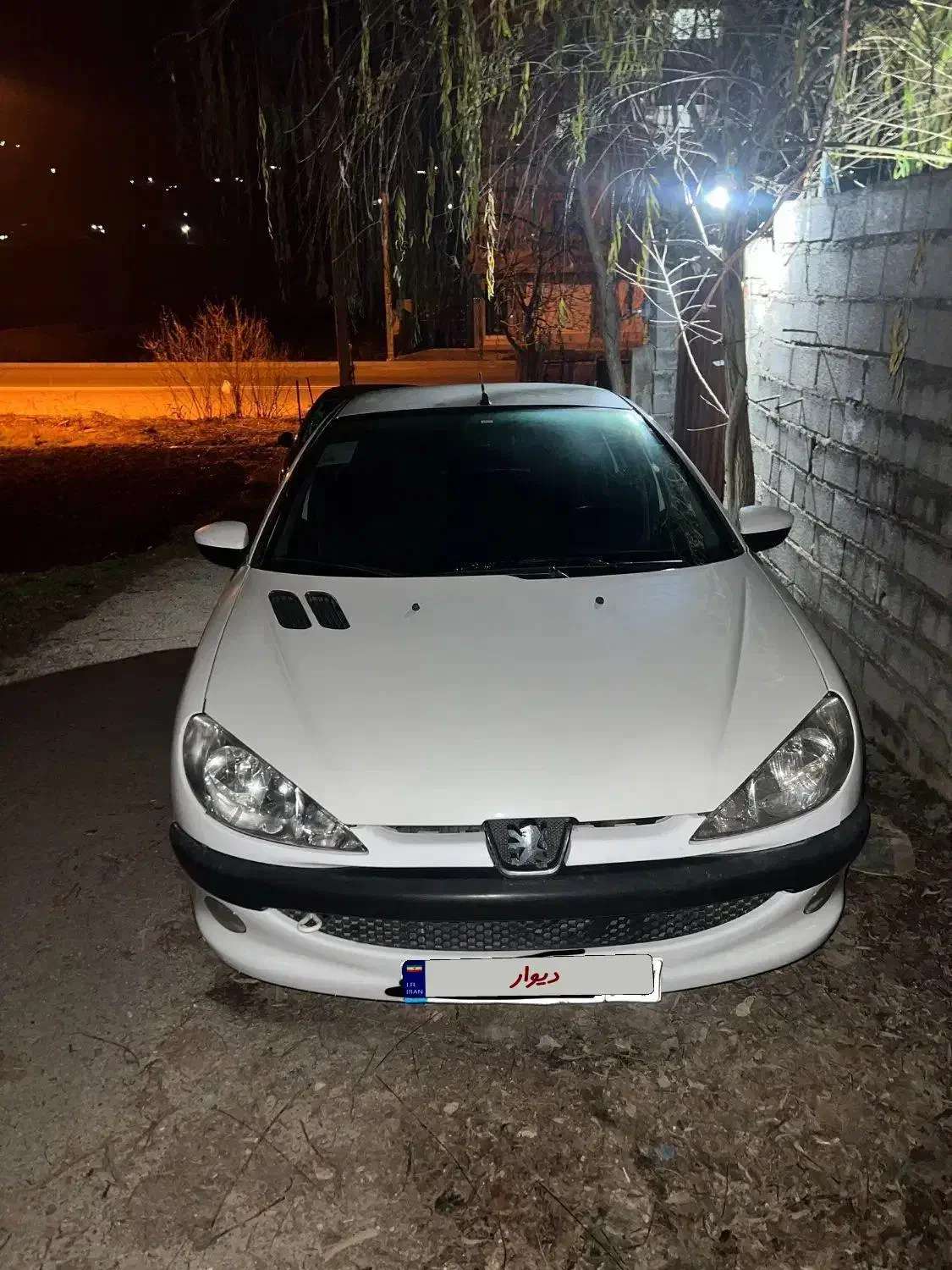 206 SD مدل 88 سفید|خودرو کلاسیک|ساری, |دیوار