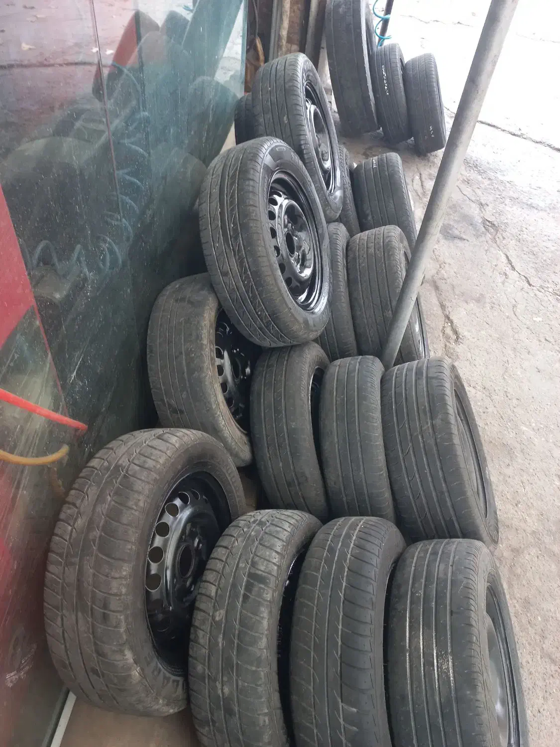 رینگ لاستیک دست دو سواری از سایز ۱۳تا ۱۹|قطعات یدکی و لوازم جانبی|آستانه اشرفیه, |دیوار