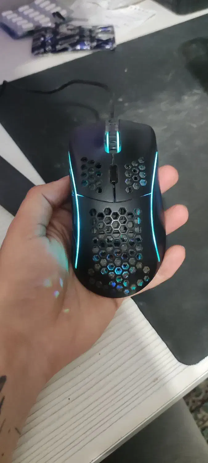 موس گلوریس D + موس پد اشانتیون Logitech|قطعات و لوازم جانبی رایانه|اهواز, کوی شاهد|دیوار