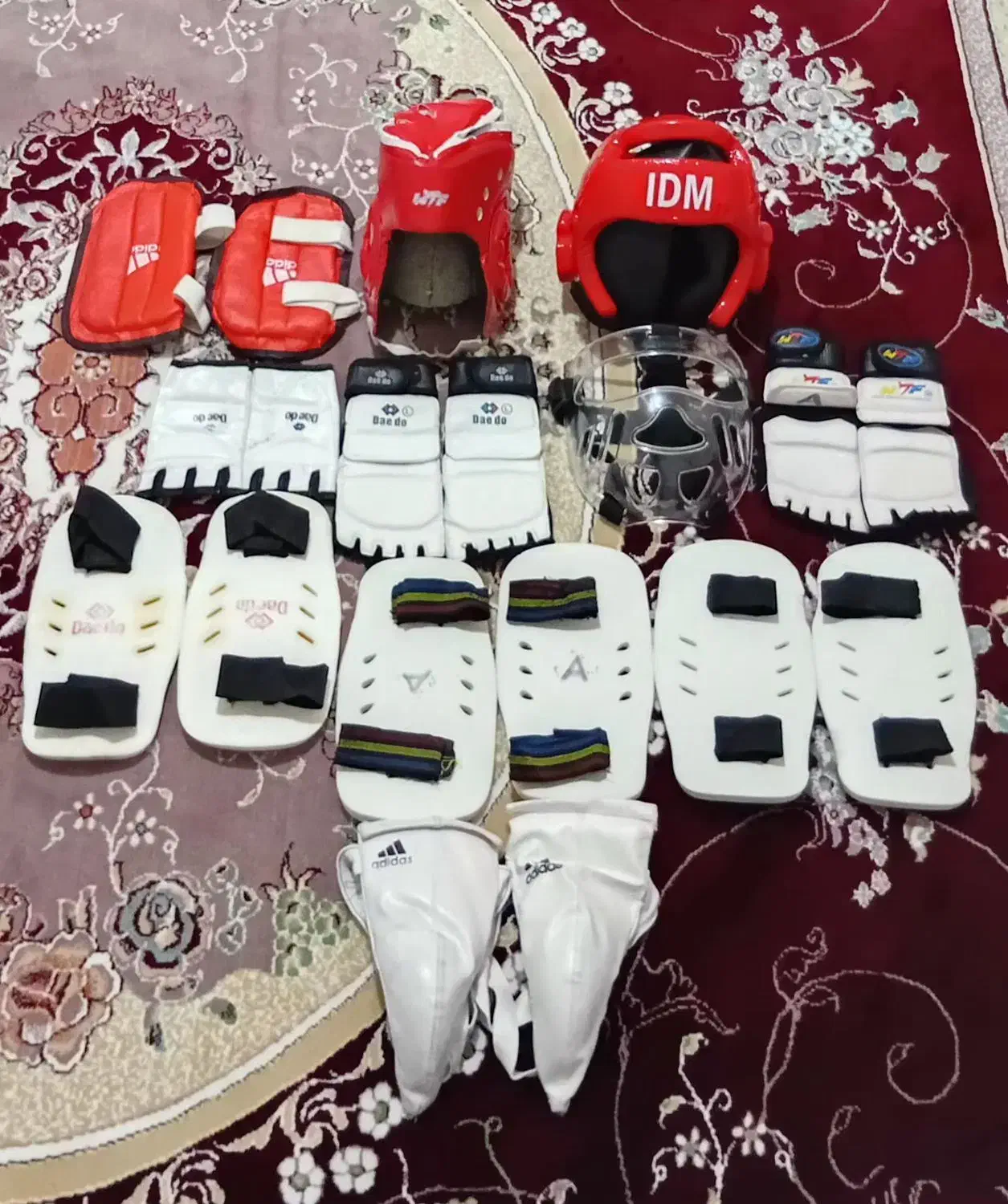 دو دست لباس و محافظ تکواندو درحد نو|تجهیزات ورزشی|سقز, |دیوار