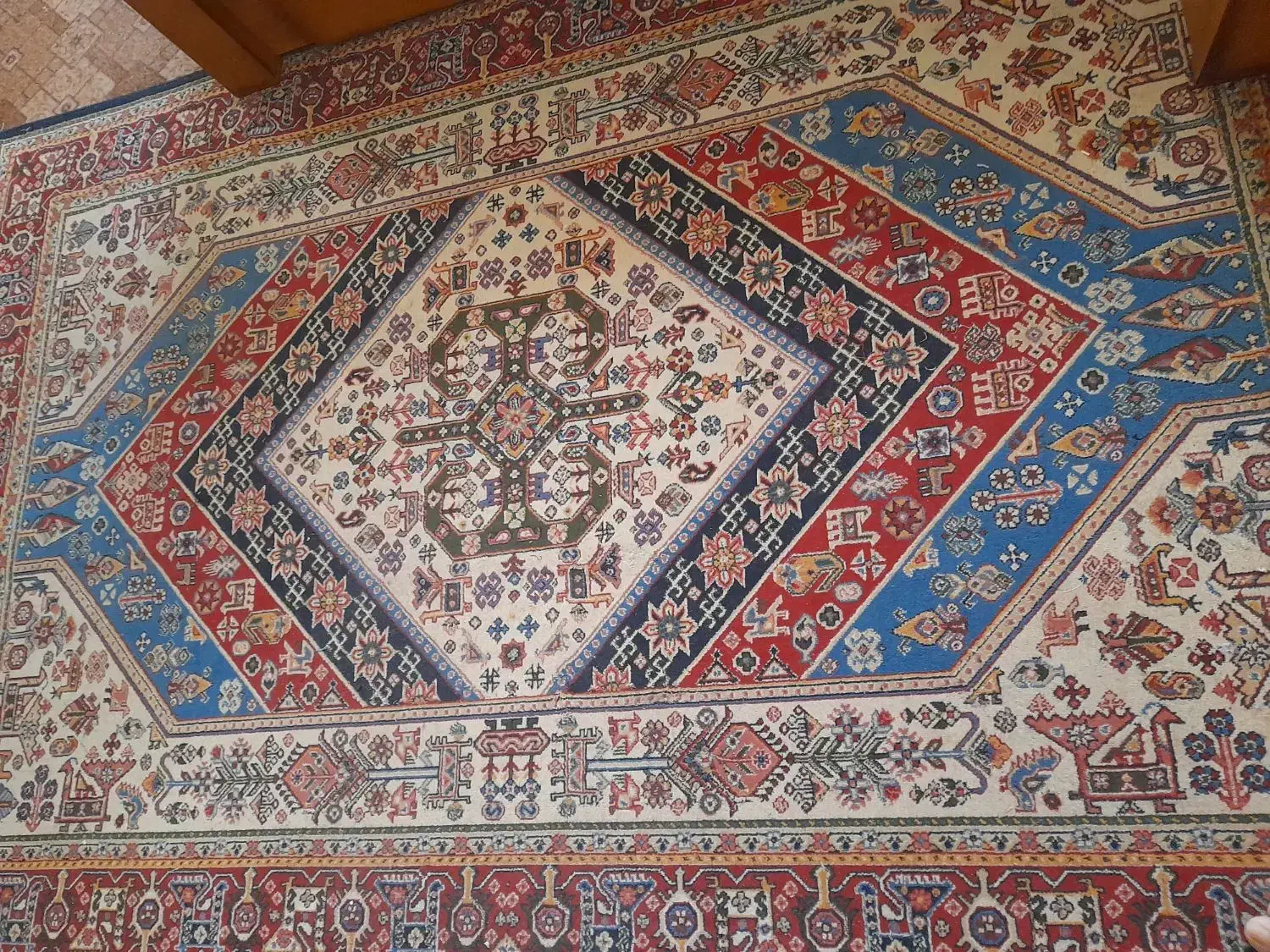 دوعدد گلیم فرش در حدنو|گلیم، جاجیم، گبه|اراک, |دیوار