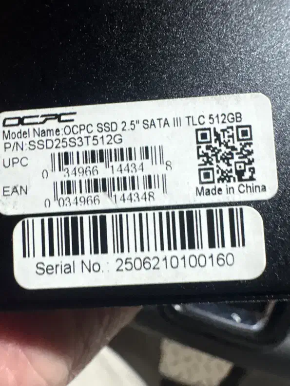 هارد SSD 512G OCPC|قطعات و لوازم جانبی رایانه|تهران, عباس‌آباد|دیوار