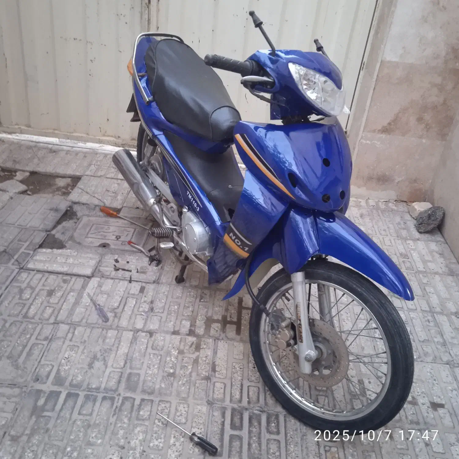 ویو سالم درحد با برگه مزایده|موتورسیکلت|خمین, |دیوار