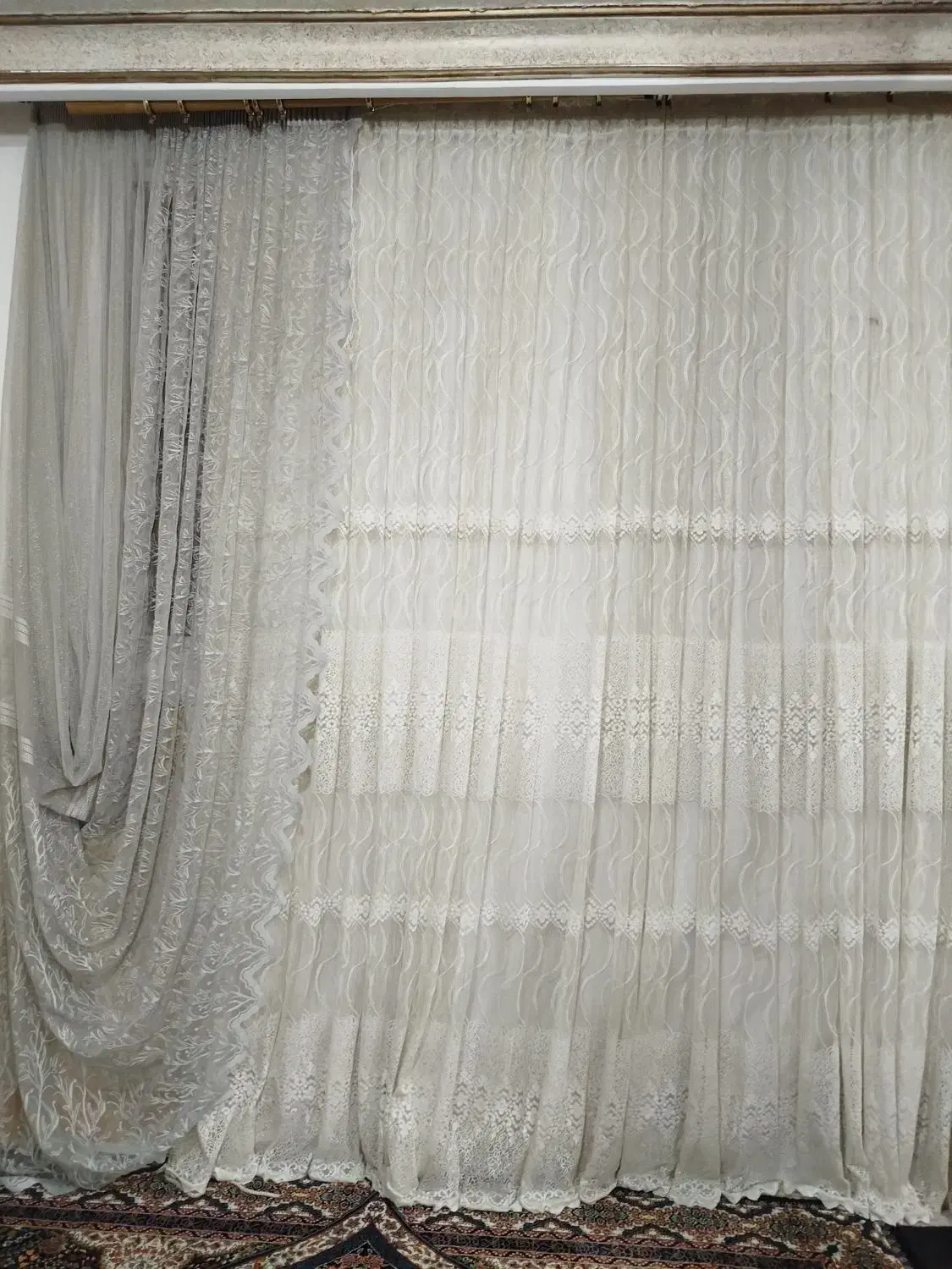 پرده|پرده، رانر، رومیزی|قم, حکمت شمالی|دیوار