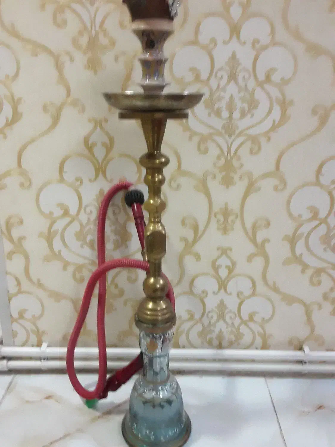 قلیان بزرگ برنزی تو پر|زیورآلات و اکسسوری|مرند, |دیوار