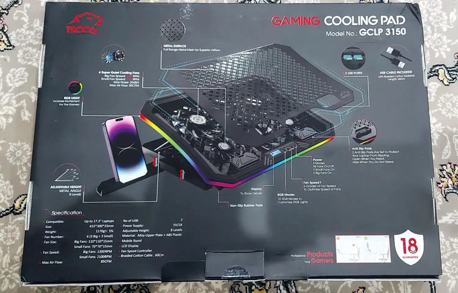 کولینگ پد لپ تاپ|قطعات و لوازم جانبی رایانه|سنندج, |دیوار