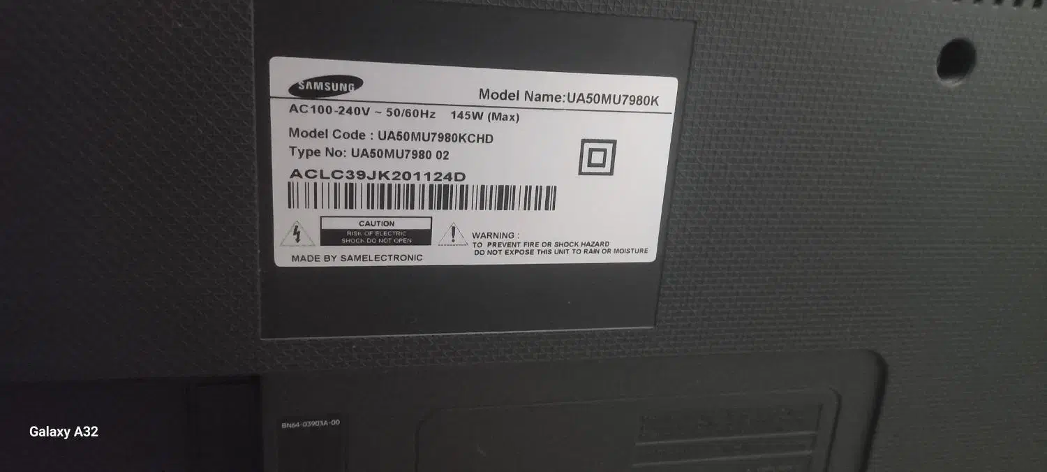 تلویزیون سامسونگ 50 اینچ پنل شکسته 3 میلیون|تلویزیون و پروژکتور|قزوین, |دیوار