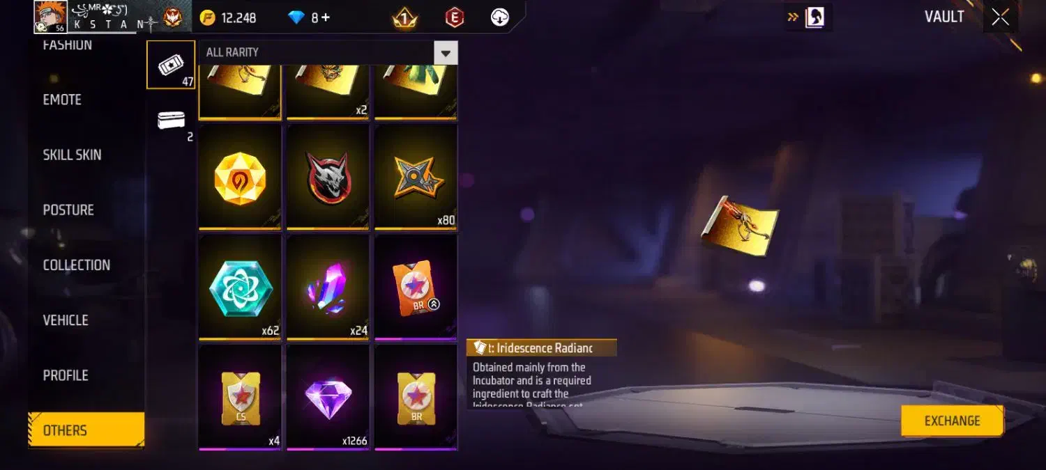 اکانت فری فایر لول 56دارای ست گردونه ناراتو2|کنسول، بازی ویدئویی و آنلاین|شهریار, شهرک مصطفی خمینی|دیوار