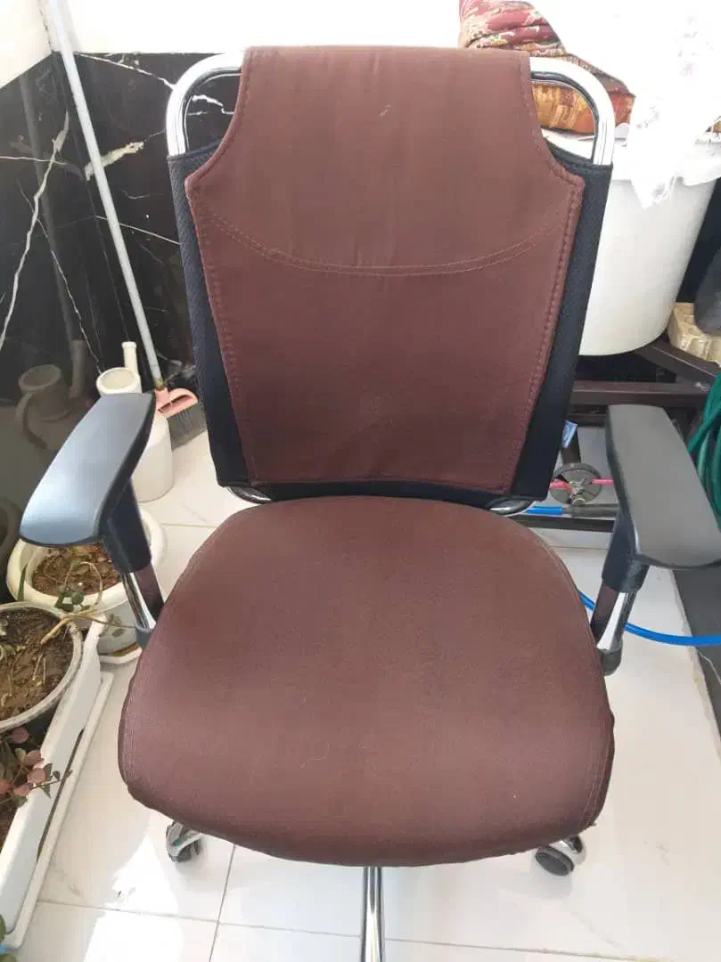 صندلی اداری پایه فلزی تشک دوبل|مبلمان اداری|برخوار, |دیوار