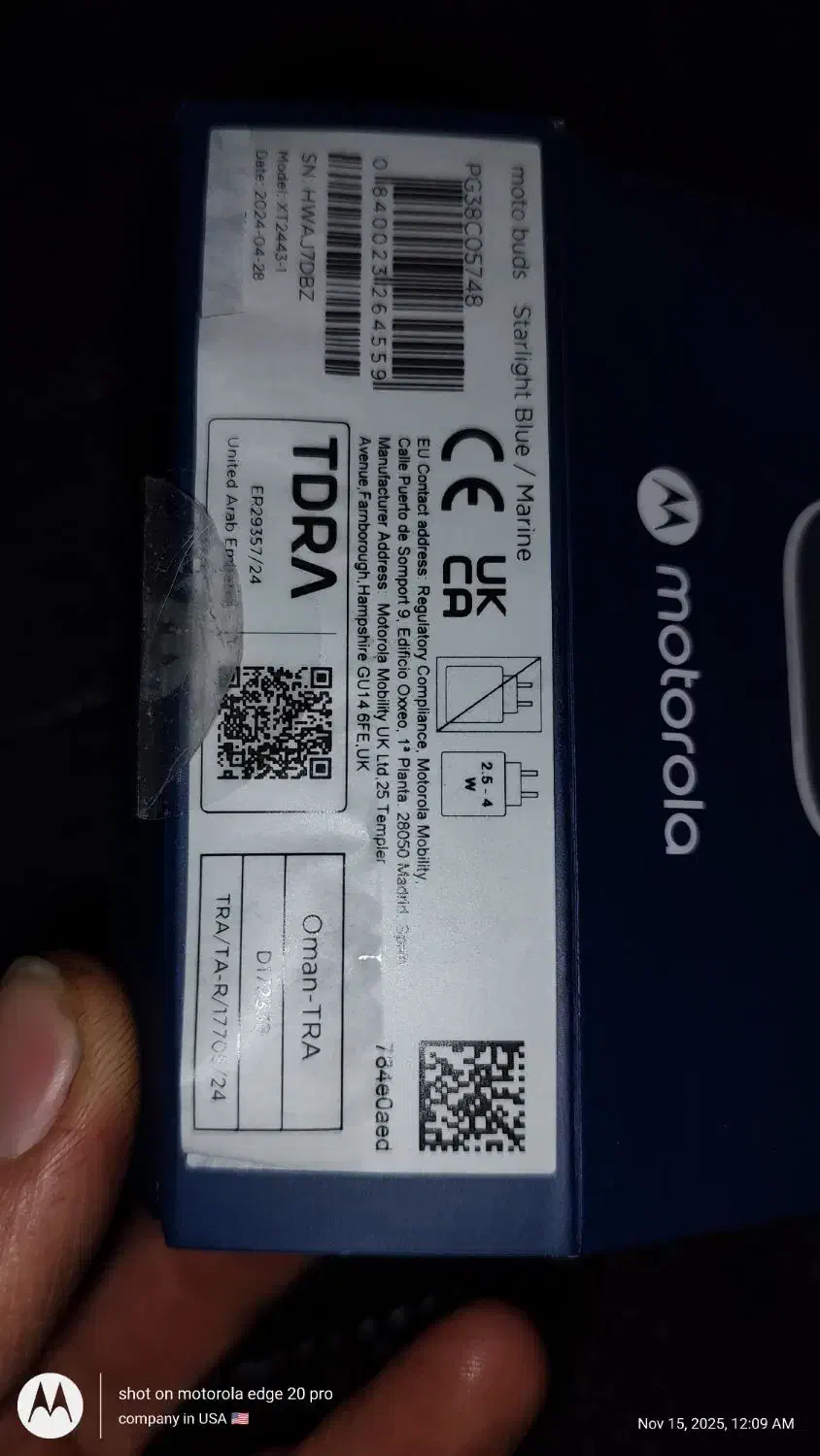 ایرپد موتورولا آمریکا airpod Motorola|لوازم جانبی موبایل و تبلت|شاهینشهر, شهرک گلدیس|دیوار