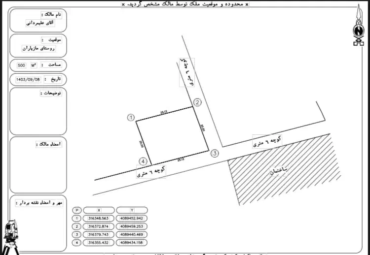 ۳۰ میلیون شیرینی برای فروش زمین|فروش دفتر صنعتی، کشاورزی، تجاری|خان ببین, |دیوار