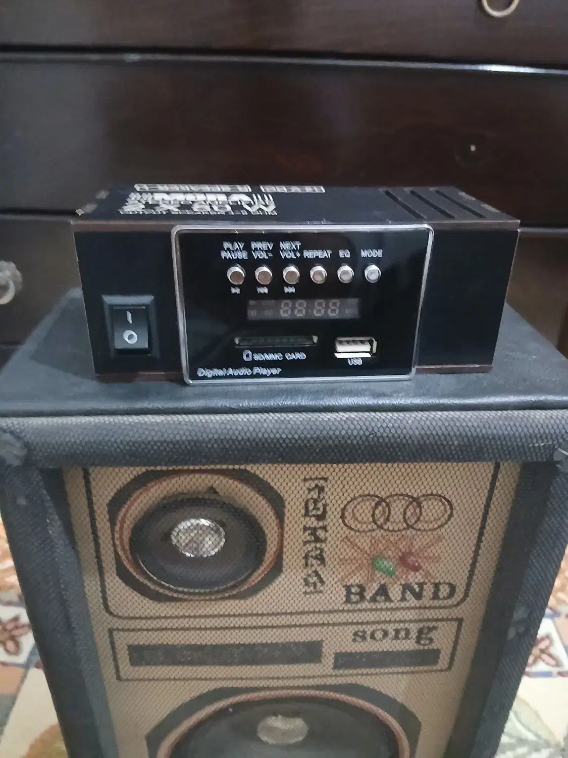 یک عدد ظبط بلوتوثی با باند|سیستم صوتی خانگی|مشهد, مهدی آباد (بلوار توس)|دیوار