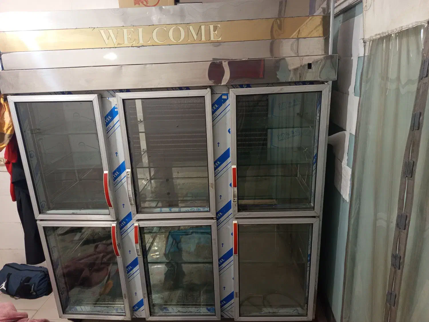 یخچال ۶درب تمام استیل موتور دانفوس المان|فروشگاه و مغازه|داراب, |دیوار