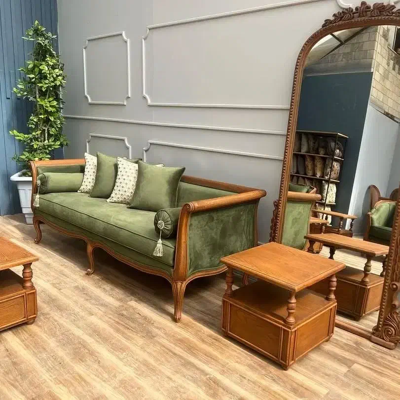 مبل فرانسوی تمام چوب راش|مبلمان خانگی و میز عسلی|اصفهان, عطار نیشابوری|دیوار