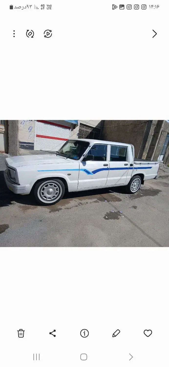 ًمزدا دوکابین مدل 92|خودرو سواری و وانت|اراک, |دیوار